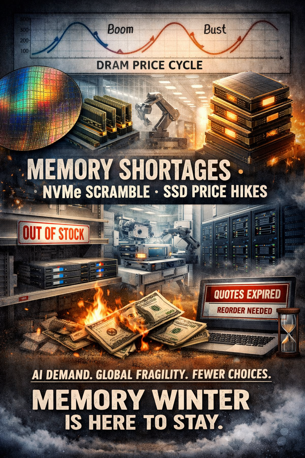 The Memory Winter Is Here and It’s Dragging Storage With It