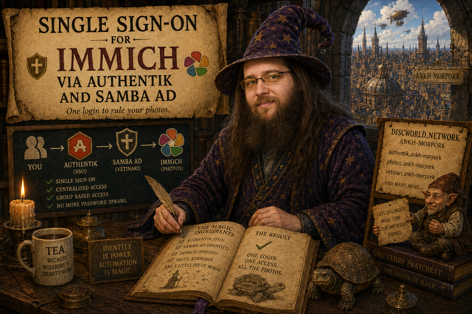Single Sign-On for Immich via Authentik and Samba AD